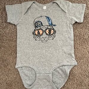 24 Months Auburn Mascot Onesie
